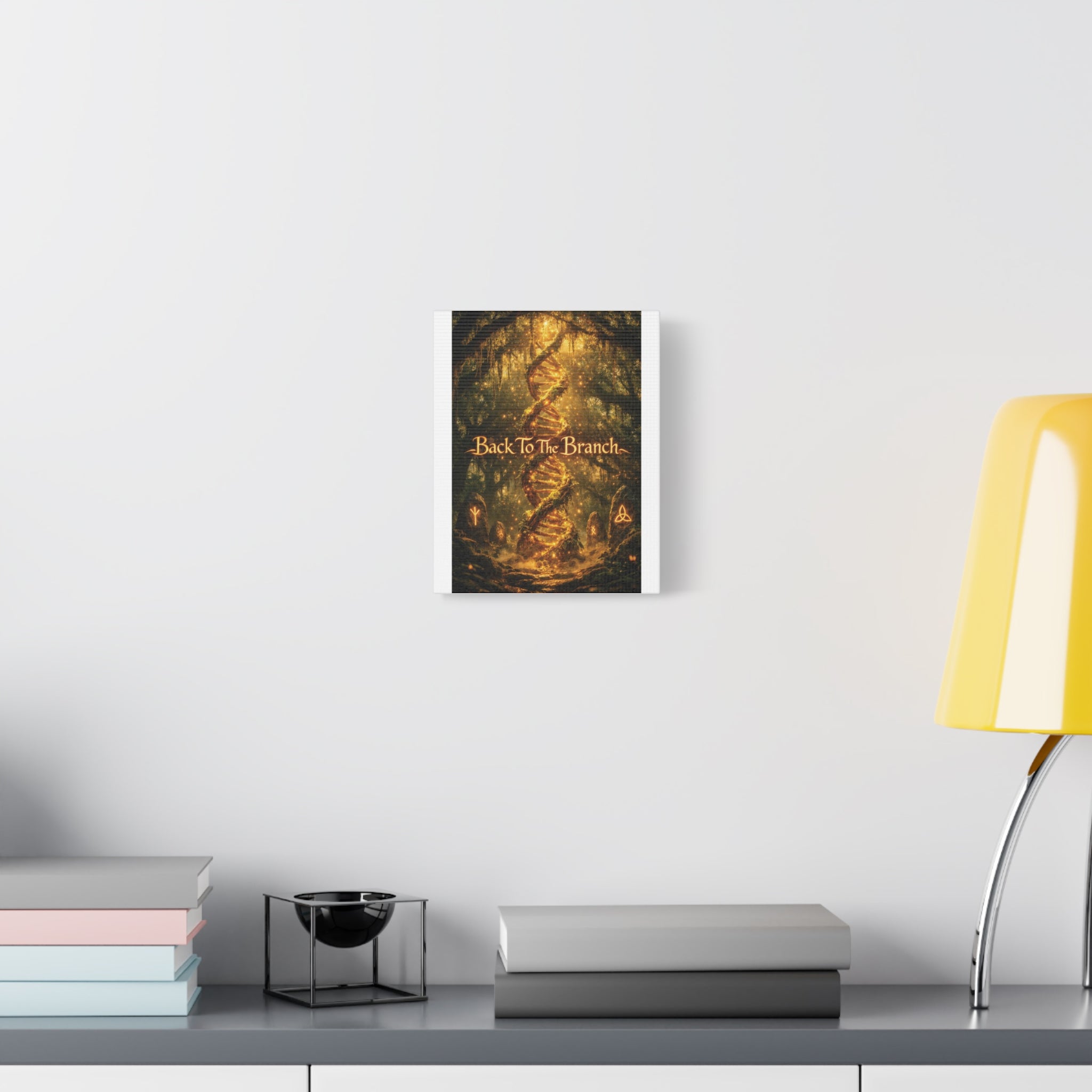 Back To The Branch DNA Tree Canvas Art — Mythic Forest Wall Decor